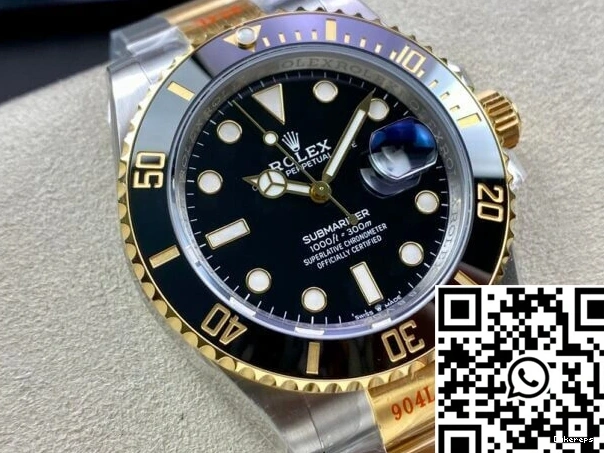Black M126613LN-0002 Rolex Submariner Factory Bezel 41MM VS 0106